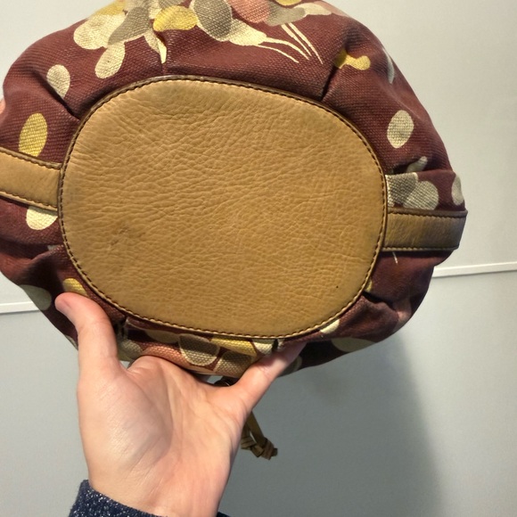 Fossil Maddox Canvas Drawstring Bucket Bag - Picture 5 of 8